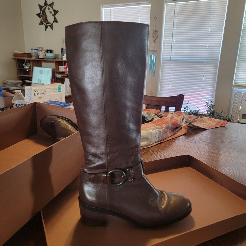 Coach Leather Boot